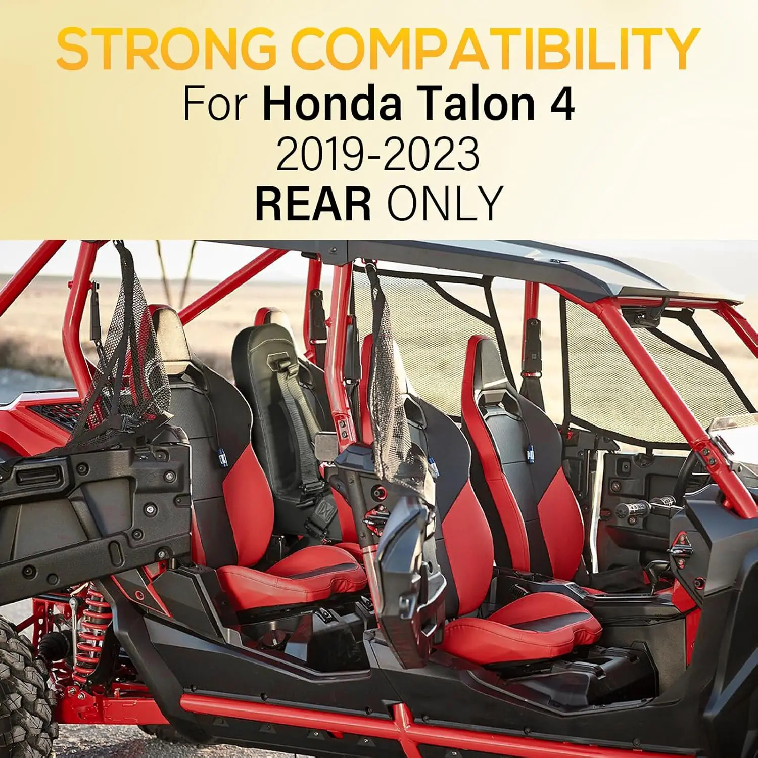 Заднее сиденье MX с 4-точечным сиденьем для Honda Talon 4-местного сиденья 2019-2023 гг. |