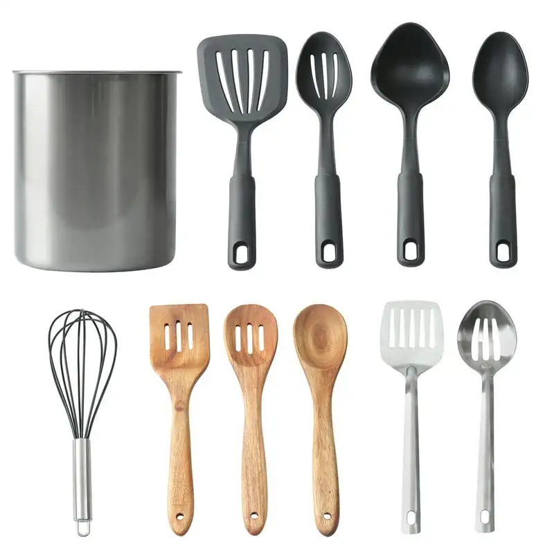 

Piece Kitchen Tools with Included Stainless Steel Crock Set Slicer vegetables кухонные гаджеты нужные ов