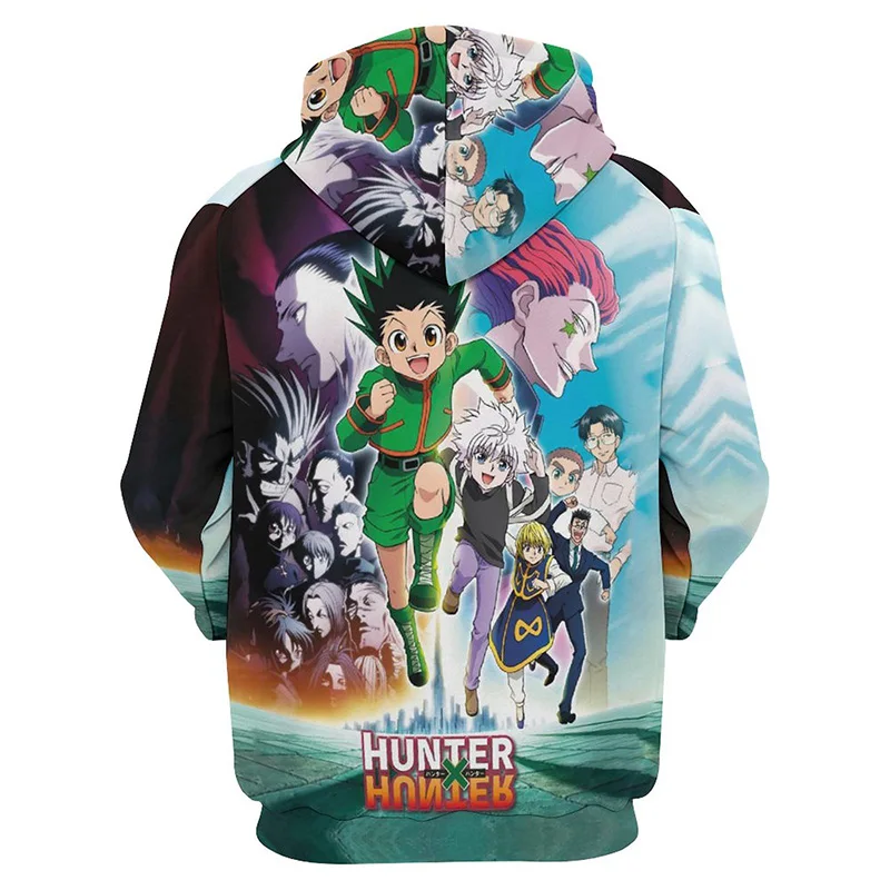 

HUNTER X HUNTER Hisoka Graphic Hoodie Men Clothing 3D GON FREECSS Print Hoodies Women Harajuku Fashion y2k Pullover Hooded Hoody