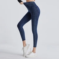 high rise stretch jeans leggings women sexy high waist skinny peach hip fitness sports elastic trousers streetwear barbie pants