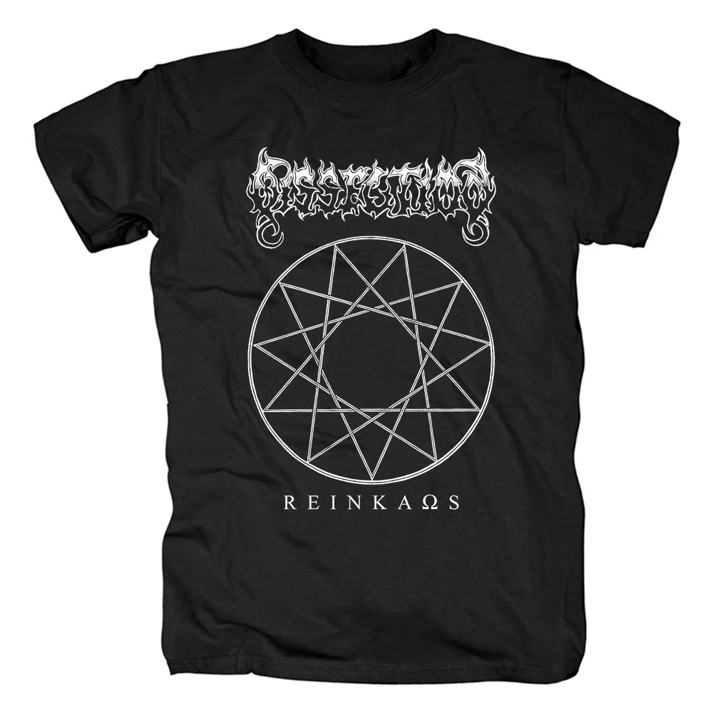 

Harajuku Fashion Mens T Shirt Death Metal Band Dissection Tshirt Storm of The Lights Bane T-Shirt Casual Streetwear Tee Shirt
