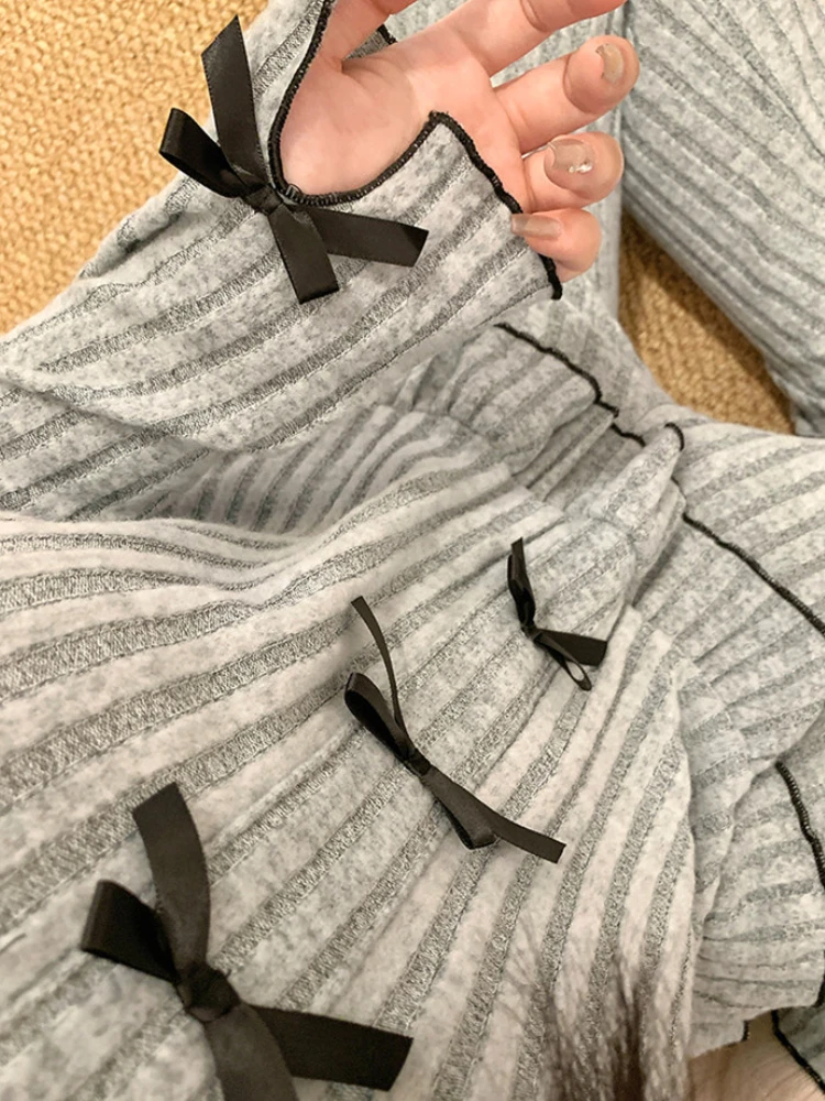 Женские пижамные комплекты с нагрудными подушечками шикарный дизайн бантом и