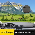 Кожаный Противоскользящий коврик для Volkswagen VW Passat B6 2006-2010 3C, накладка на приборную панель, Солнцезащитный коврик, защита ковра, аксессуары