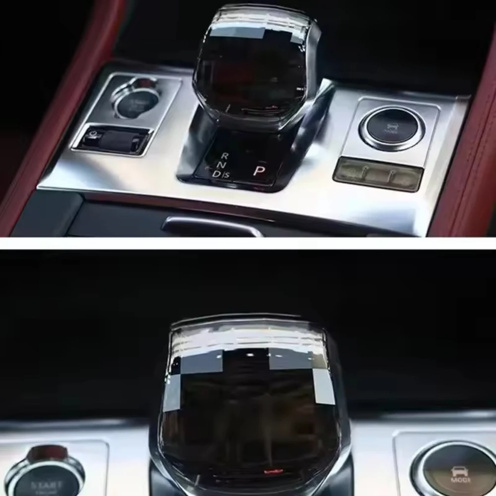 Для Jaguar XFL F-PACE 2021-2023 хрустальная ручка переключения передач рычаг головка рамка