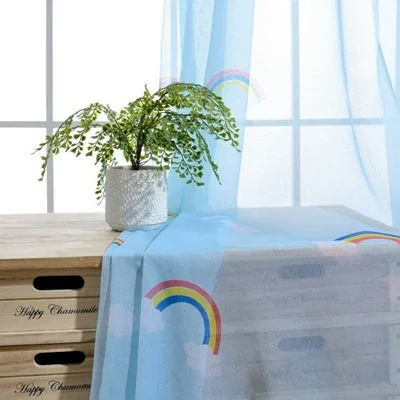 

JMT Rainbow Children Boys And Girls Bedroom Den Blackout Curtain Cloth