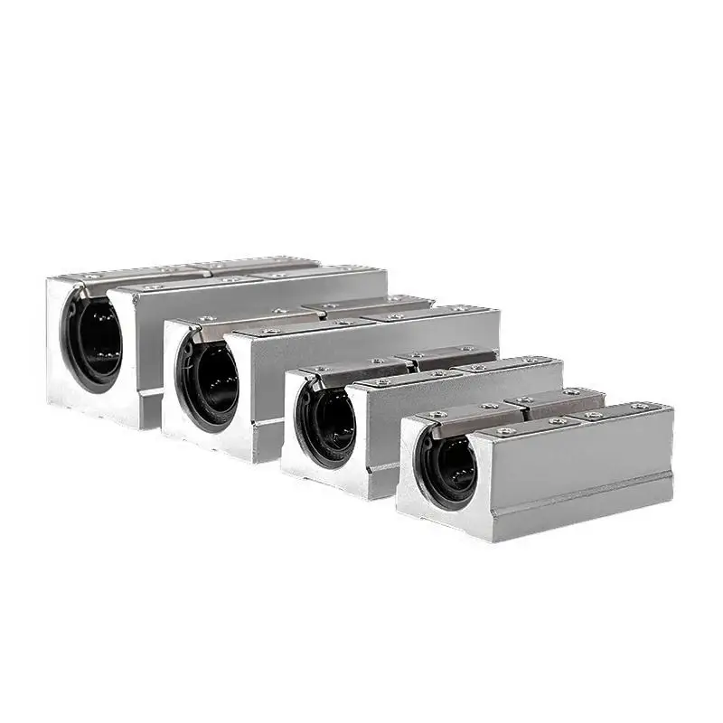 Фото Линейный шарикоподшипниковый блок MHCNC 1/4 шт. SBR16LUU SBR20LUU для станков с ЧПУ, роботов-манипуляторов, автоматизированного оборудования, линейных направляющих №5