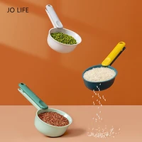 jo life multifunctional measuring spoon kitchen sealing clip grain tool flour rice spoon