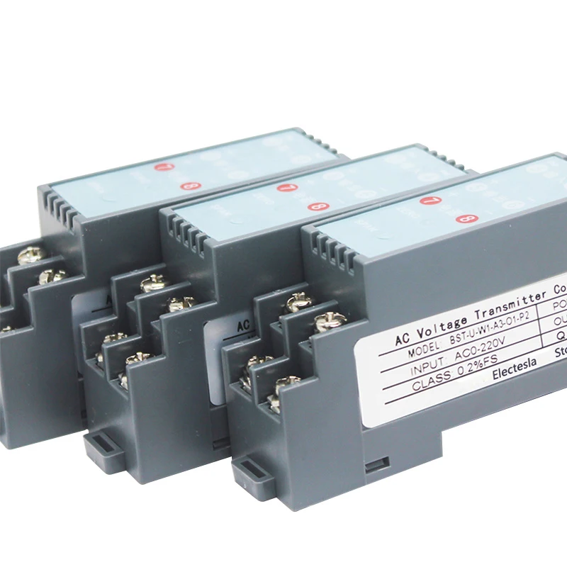 ES-BST-U AC Voltage Transmitter Sensor Transducer 5V 100V 220V 380V 1000V Input 4-20mA 0-10V Output Signal Monitoring |