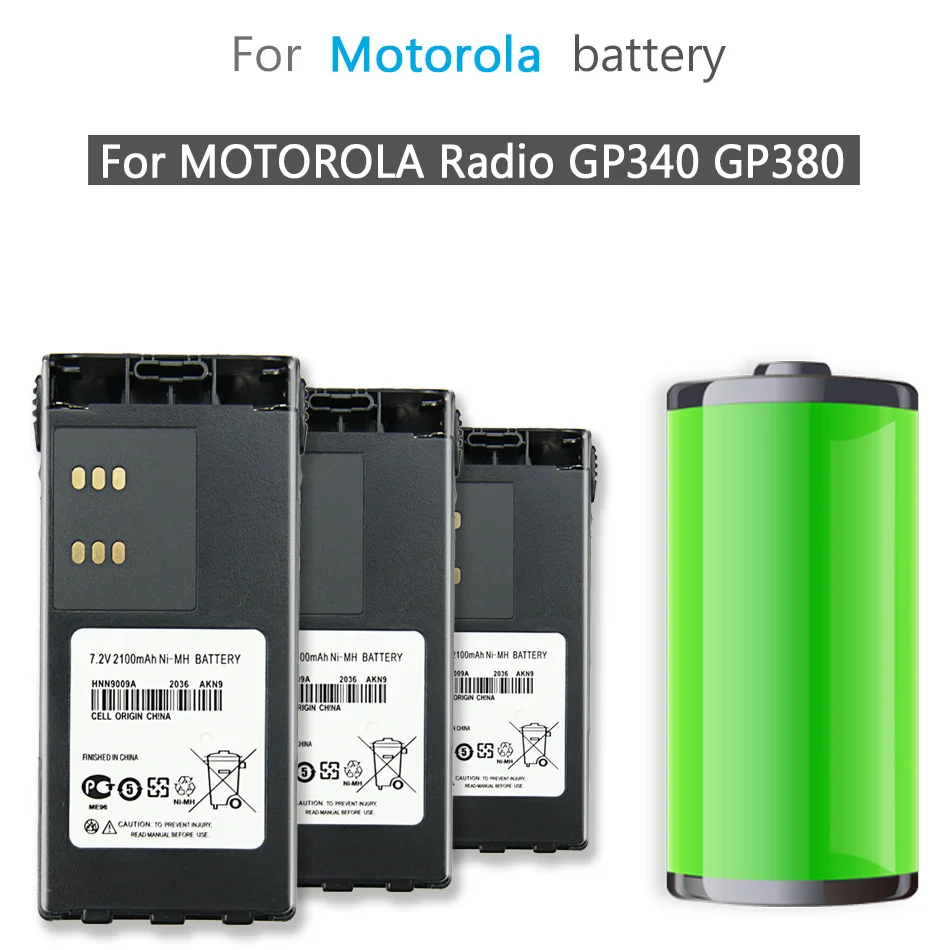 

HNN9008A 1800mAh Battery For MOTOROLA Radio GP340 GP380 GP640 GP680 GP320 HT1250 HT750 GP328 GP338 PRO5150 MTX850