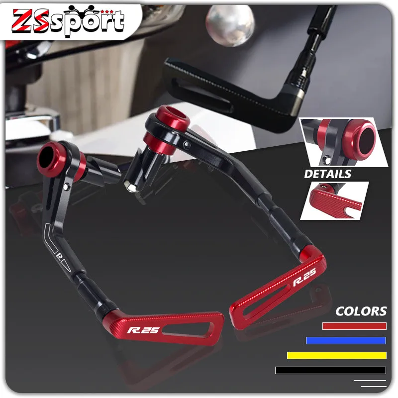 

For YAMAHA YZF-R3 YZF-R25 Motorcycle Accessories CNC Bow Guard Brake Clutch Handguard Protection yzf r3 r25