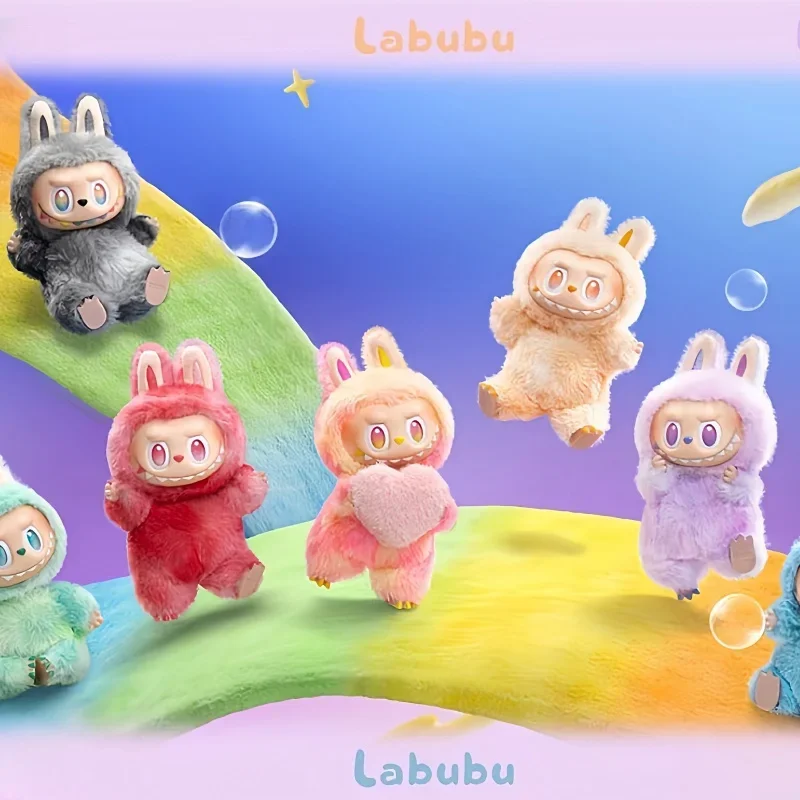 Фото POPMART Labubu V3 The Monsters Big Into Energy Series Виниловый кулон Слепые коробки Kawaii Фигурка Лицо Кукла Брелок Рождественские подарки №1