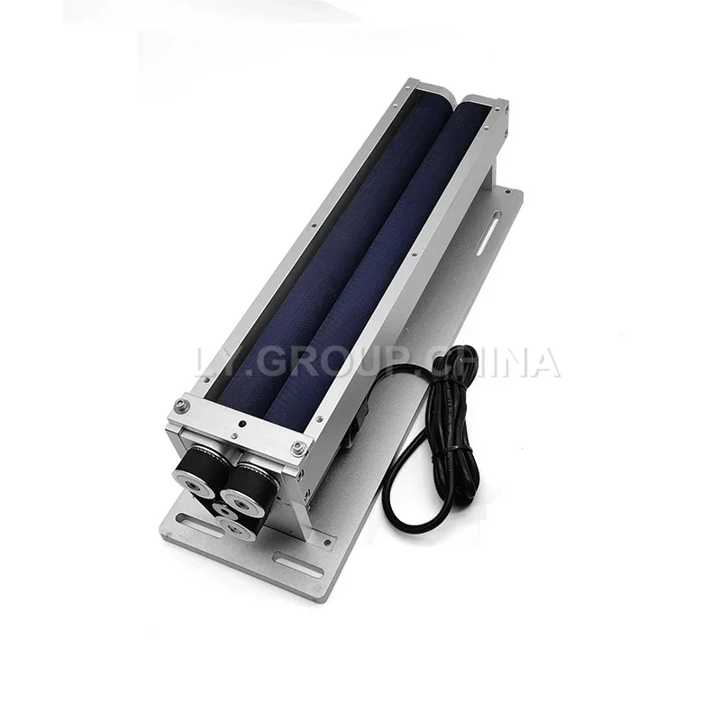 Волоконно-лазерная маркировочная машина вращающаяся роликовая ось с длиной 230 мм