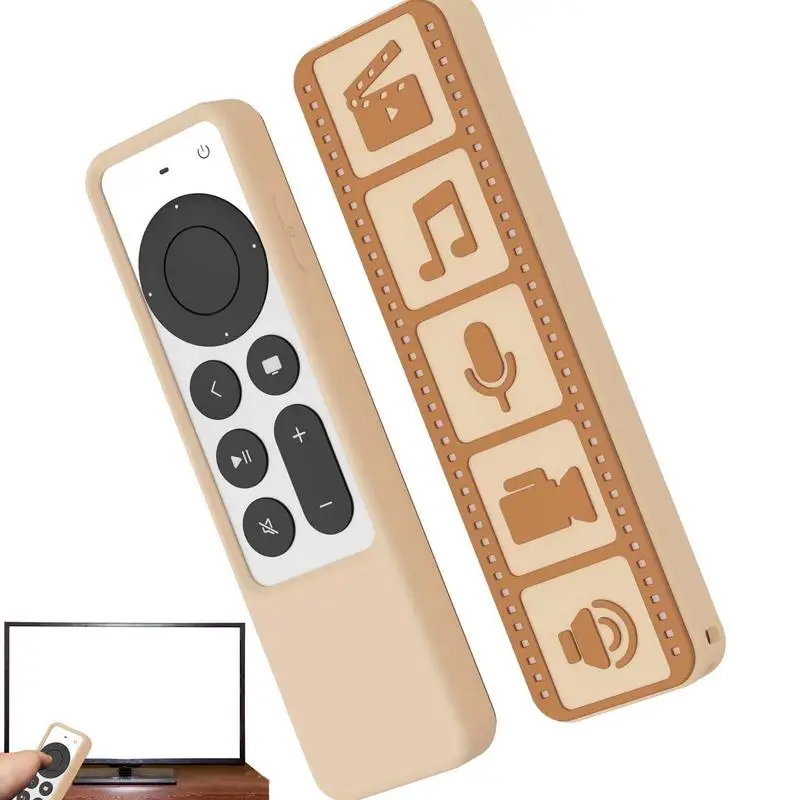 

Hot Sale Shock Proof Silicone Protective Case Dustproof Cover Lightweight Anti Slip Rectangle For 4K Remote Control Dropshipping