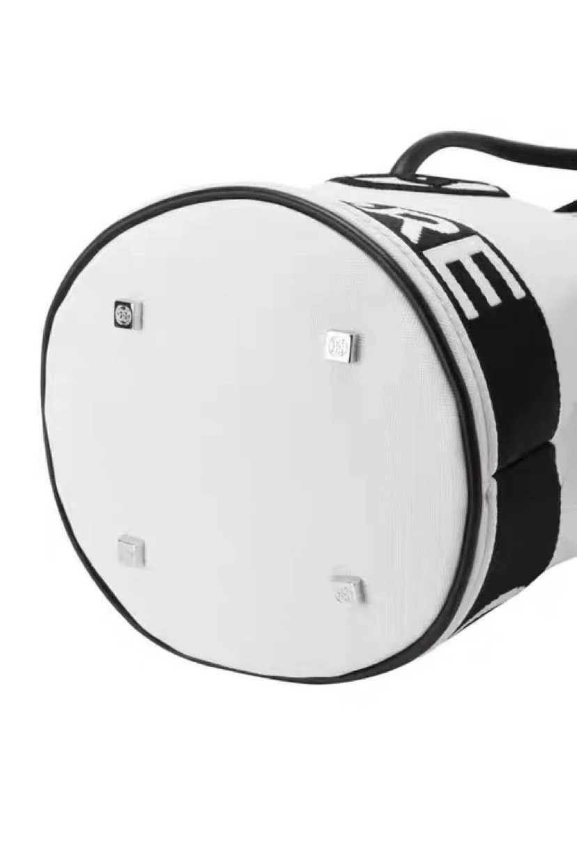 Korean Brand New  Women's Golf Bag Stitching Color Fashion Hand Bag Golf Shoulder Messenger Bag Bucket Bag