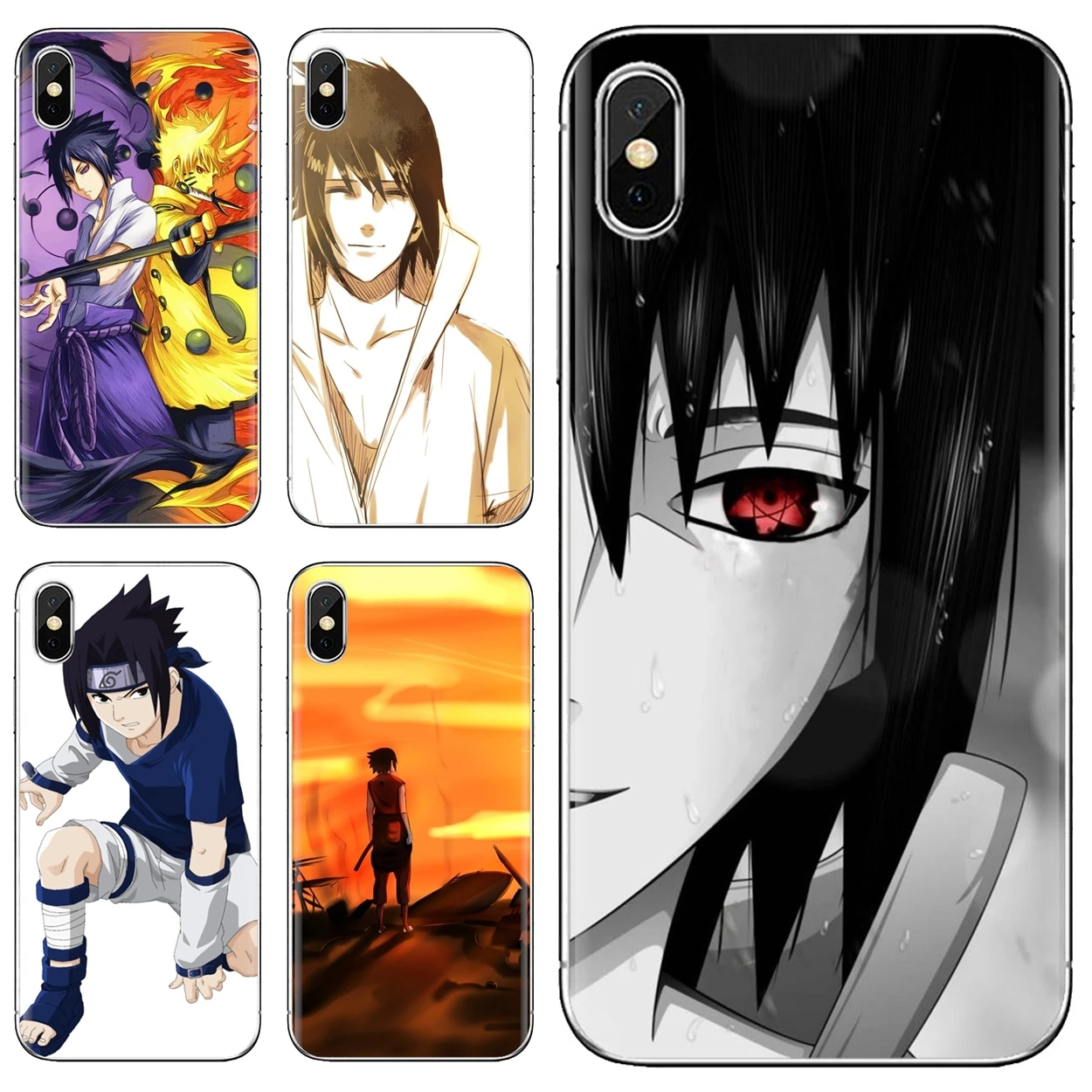 

Uchiha Sasuke NARUTO For iPhone 10 11 12 13 Mini Pro 4S 5S SE 5C 6 6S 7 8 X XR XS Plus Max 2020 Soft Silicone Case