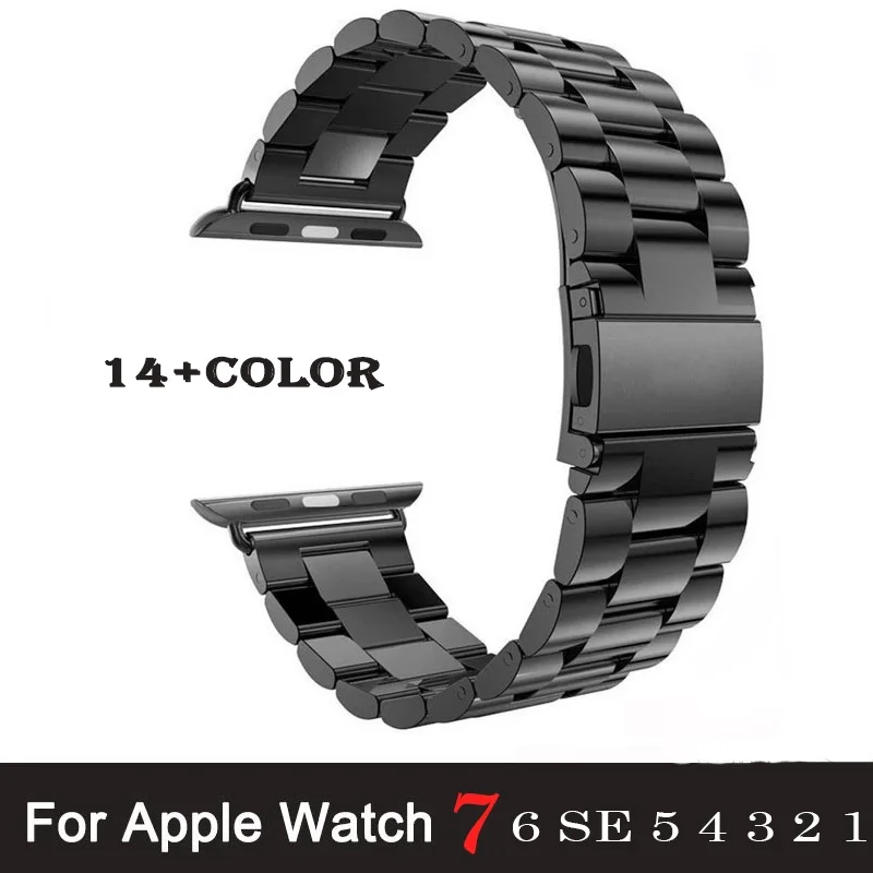 Ремешок из нержавеющей стали для Apple Watch Band 40 мм 44 мм 4238 мм ...