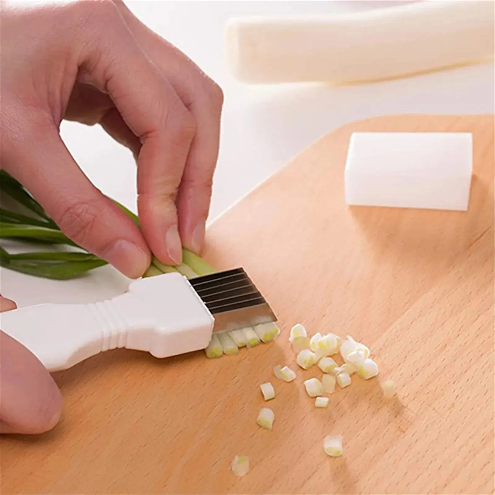 Shred Шелковый нож овощные Scallions резак еда Кухня быстрый измельчитель