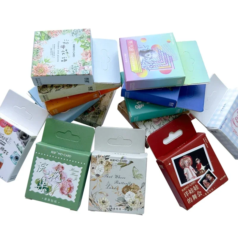 45/46 шт. декоративные мини-наклейки в коробке 4 см