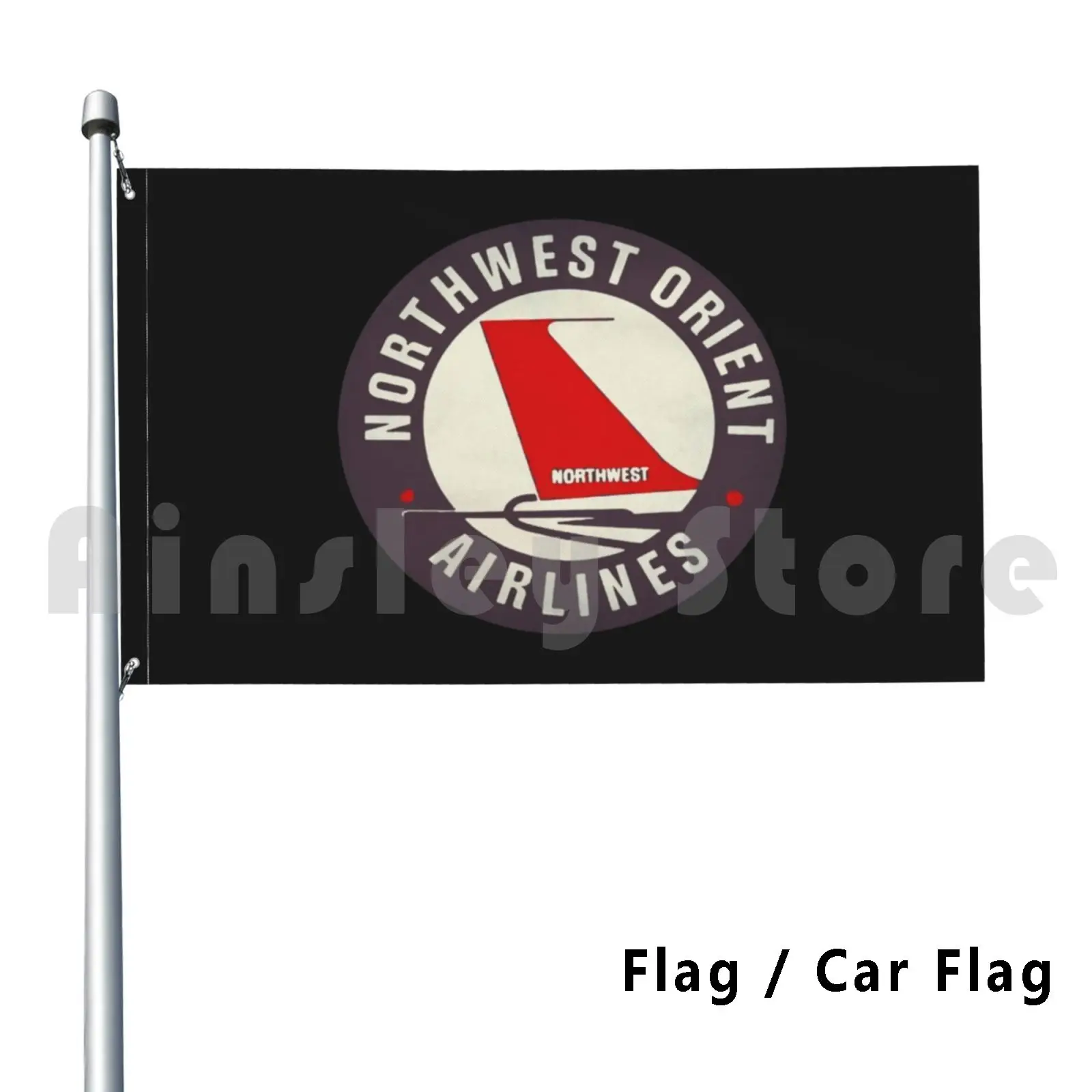 

Vintage Northwest Outdoor Decor Flag Car Flag Vintage Travel Vacation Holiday Club Northwest Boeing Pilot Stewardess Plane Air