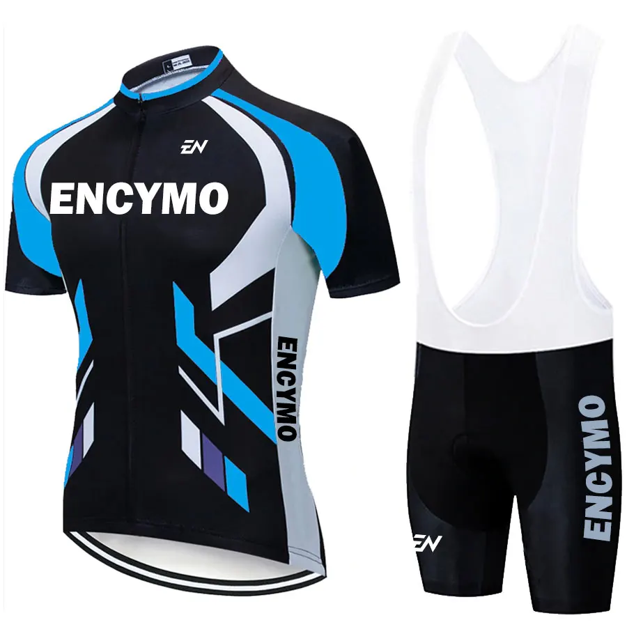 

2023 Cycling Jersey Sets Blue Bicycle Short Sleeve Cycling Clothing Bike Maillot Cycling Jersey Bib Shorts