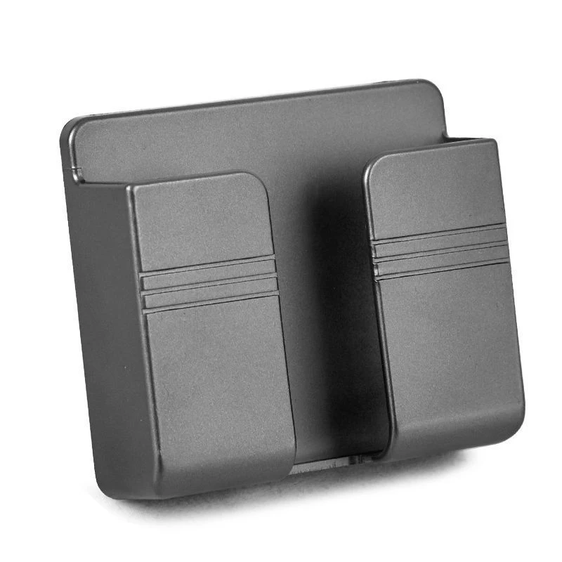 

1 Pc High Quality Wall Mounted Storage Organizer Box Remote Control Mobile Phone Charging Rack Stand Plug Wall Bracket Home