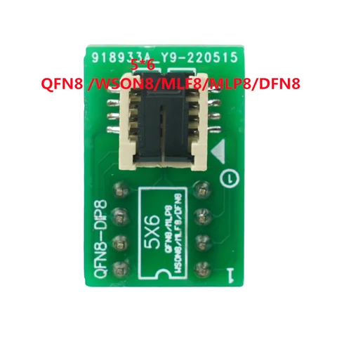 QFN8 /WSON8/MLF8/MLP8/DFN8 к универсальной розетке DIP8 «Два в одном»/адаптеру для программатора чипов 6*5 мм