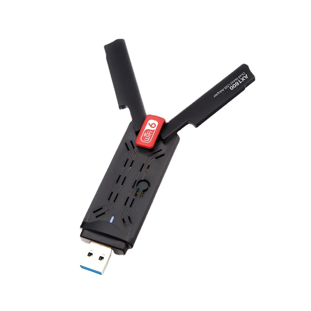 

1800Mbps Wifi 6 USB 3.0 Adapter 2.4G 5.8G WiFi6 Dongle Network Card Support Win 7 10 11 PC