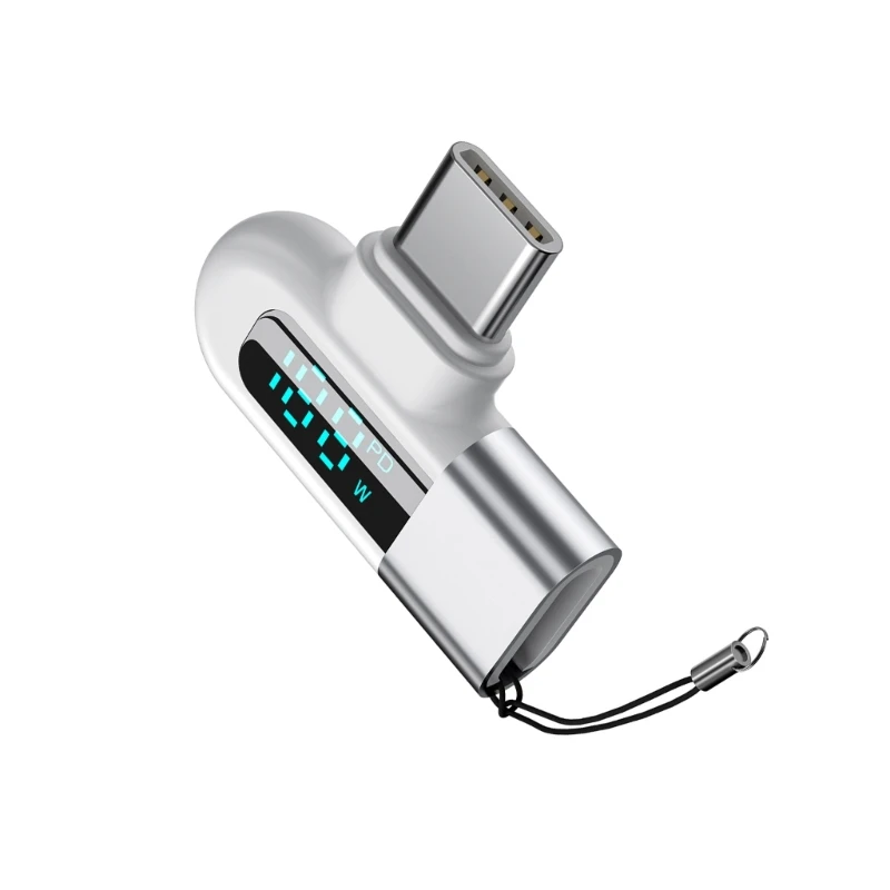 Высокоскоростной адаптер USB C на со светодиодным дисплеем мощность 120 Вт передача