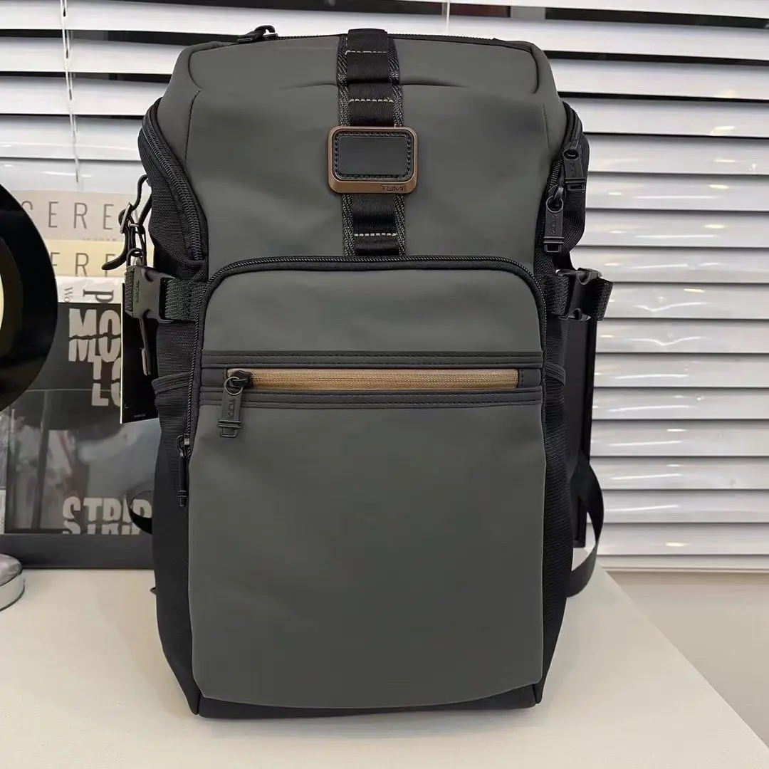 

With Logo Backpack Men's Alpha Bravo Series 232657 Large Capacity Leisure Waterproof Computer Backpack