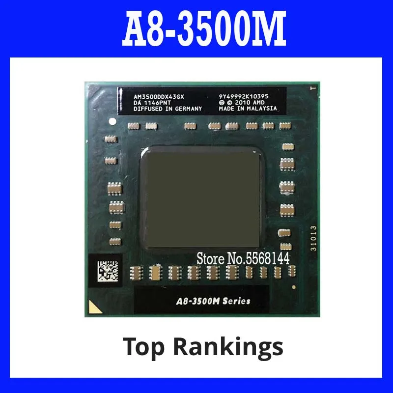 

40%off AMD A8-Series A8-3500M A8 3500M 1.5 GHz Quad-Core Quad-Thread CPU Processor AM3500DDX43GX Socket FS1