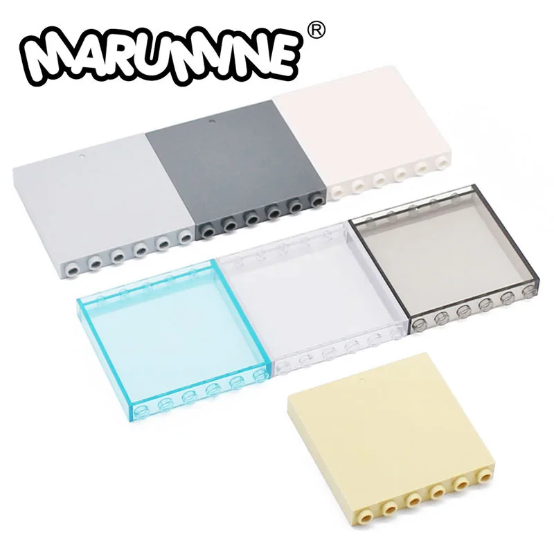 Набор Строительных Кирпичей Marumine MOC 20 Предметов 1x6x5 Оконное Стекло Настенные