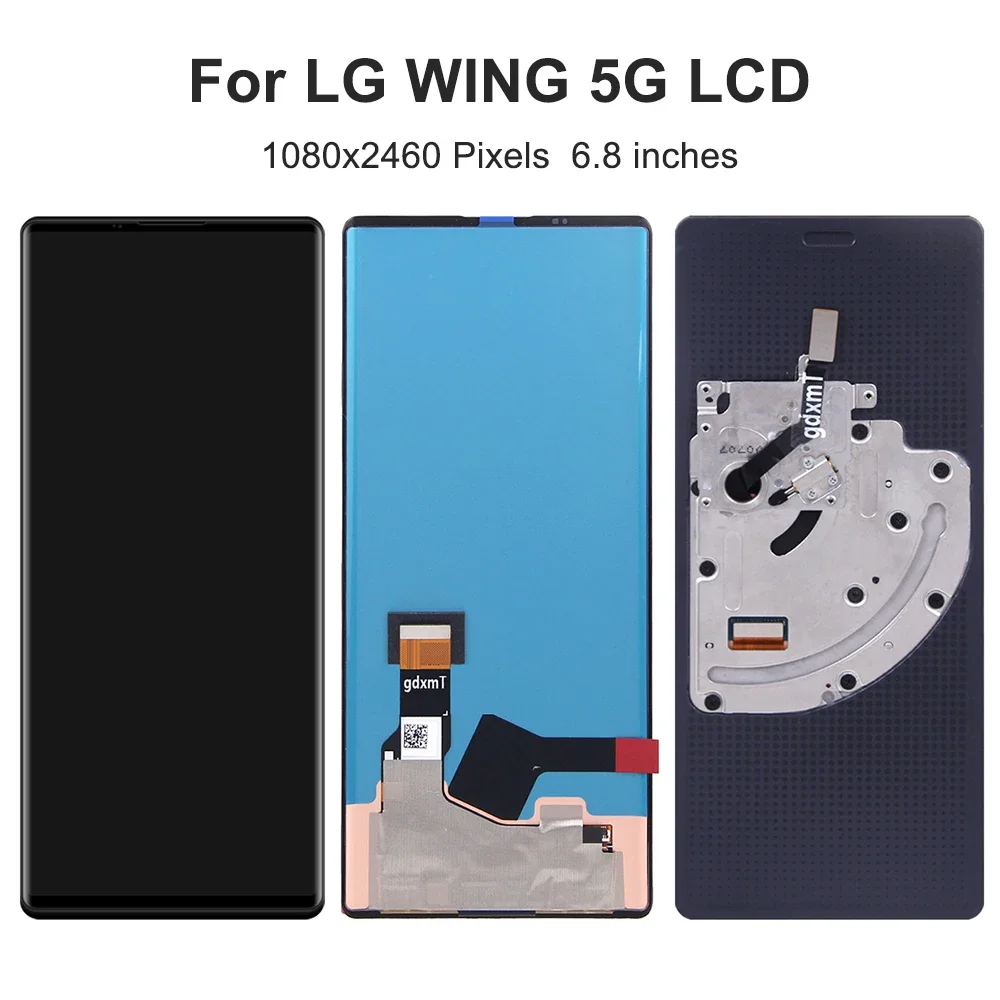 Для LG Wing 5G LMF100N LM-F100N LM-F100V 6 8-дюймовый ЖК-дисплей с сенсорным экраном и дигитайзером
