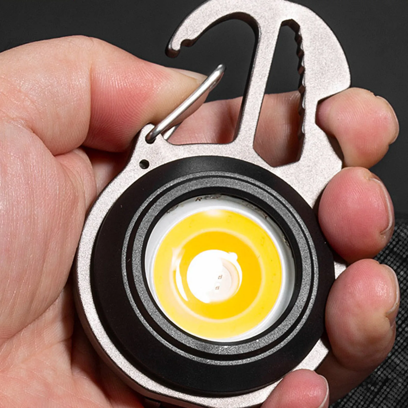 

2022 Mini Led Flashlight Keychain Portable Usb Rechargeable 7 Modes Outdoor Bottle Opener Strong Key Ring Torch Work Light