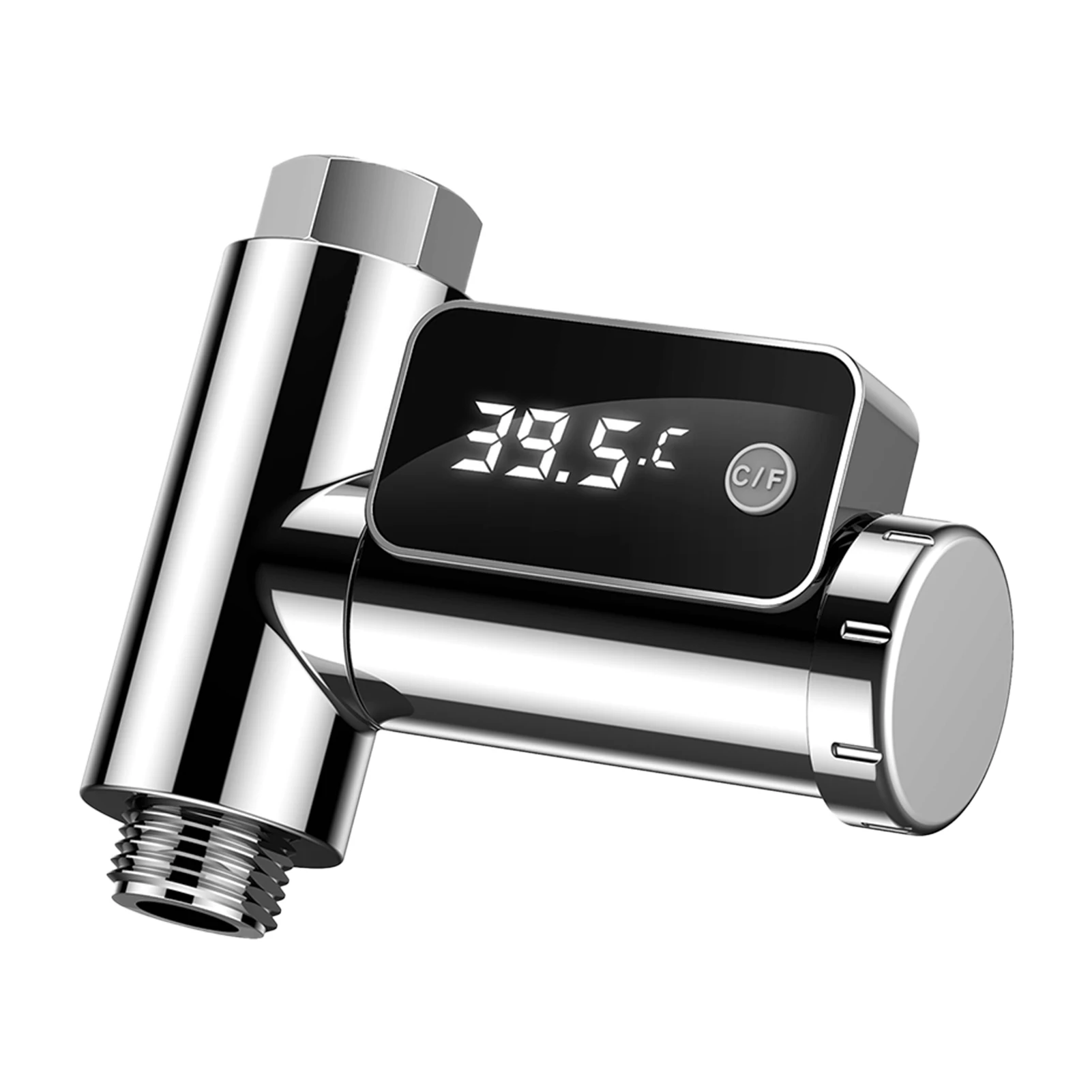

Shower Thermometer Waterproof 360 Rotating Water Temperature ABS For Baby Measuring Home LED Digital Monitor Accurate Bathroom