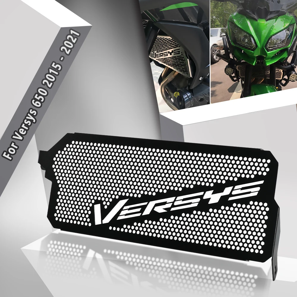 

Motorcycle CNC Radiator Guard Protector Grille Grill Cover For Kawasaki VERSYS650 Versys 650 2015 2016 2017 2018 2019 2020 2021