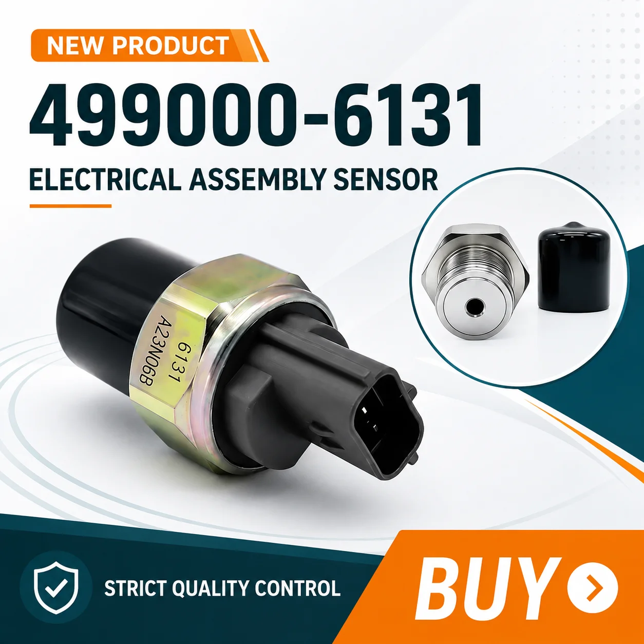 Фото Для Denso Nissan Isuzu, новый датчик 499000-6131, модель 8-98119790-0, шестигранная гайка φ30, M22*1.5, 200 МПа, LH1130. №2