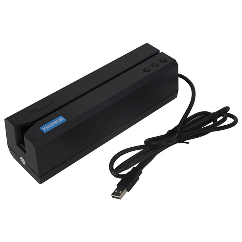 

Магнитный считыватель карт MSR605X, записывающее устройство, кодировщик Magstrip MSR206 MSR605 MSR606 MSRX6 MSRX6BT