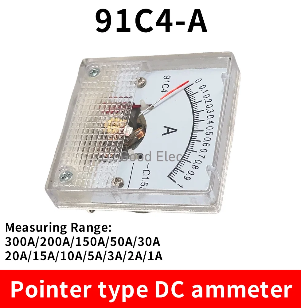 91C4-A Амперметр постоянного тока 1A 2A 3A 5A 10A 15A 30A 50A 75A 100A 150A 200A 300A 400A 500A