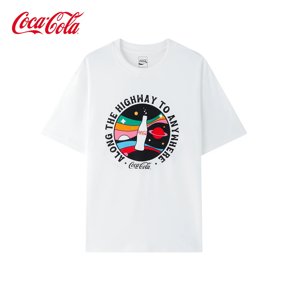 Официальная футболка с коротким рукавом и круглым вырезом буквенным принтом |