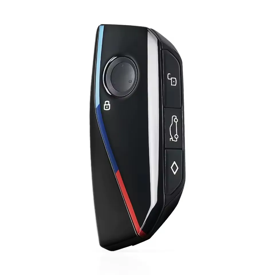 Фото Новый корпус смарт-ключа XuriFor BMW черный/серебристый для I5, I7, IX, X1, X5, X6, X7, XM, Z4, X1 U11, I7 G70, X7 LCI, 320i, F20, U06, M3, GTR, X3, X5, X7, F48 №3