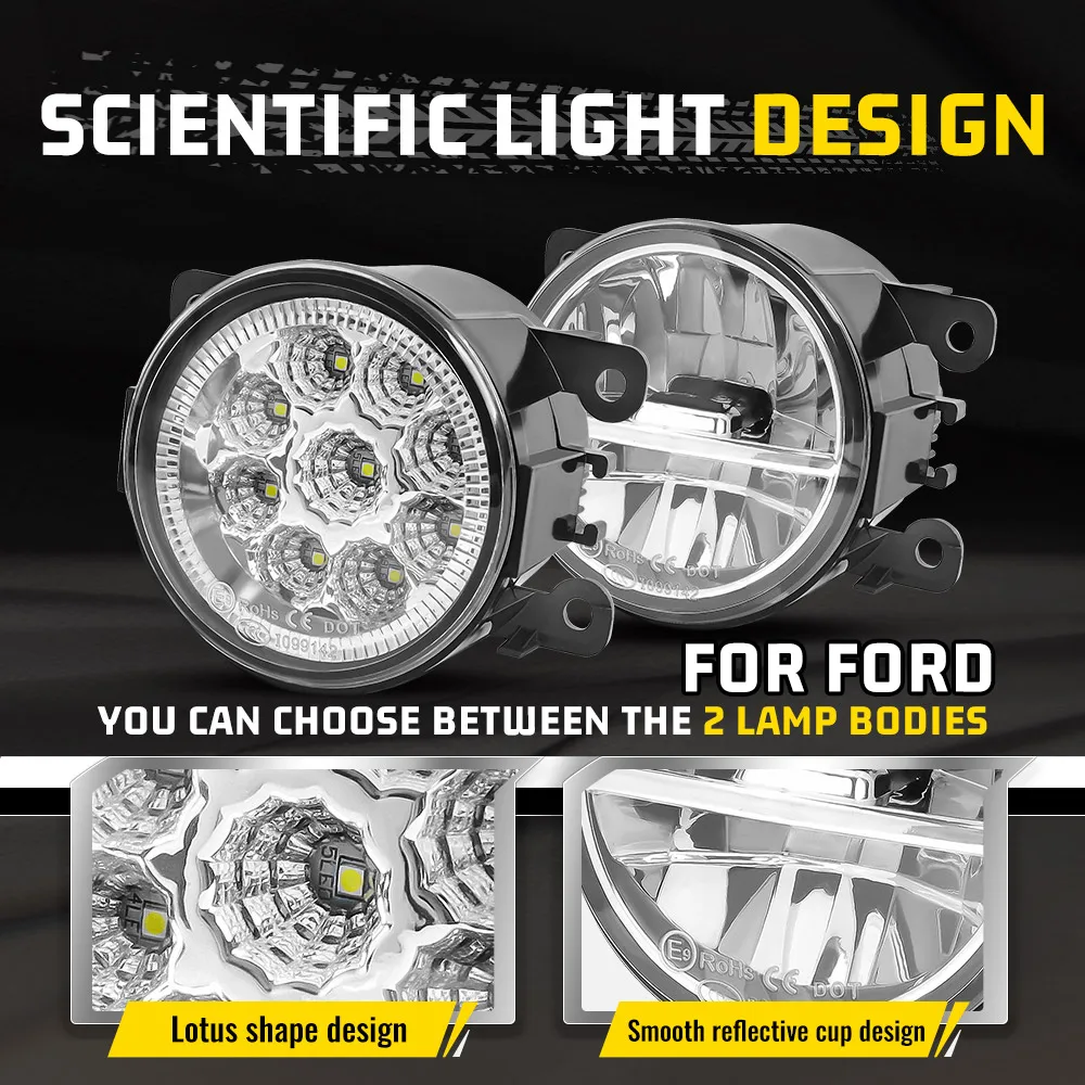 Дневные ходовые огни для Ford Explorer 2011 2012 2013 2014 2 шт.