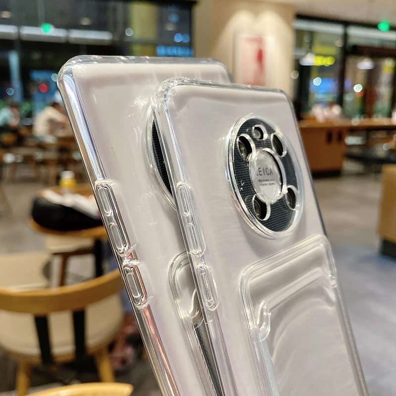 Card Slot Case For Redmi Note 11 Pro Case Redmi Note 10 Pro 9 8 10S  Poco X4 Pro F3 X3 Capa Redmi 10 9 9A Mi 11 Lite 11T Covers