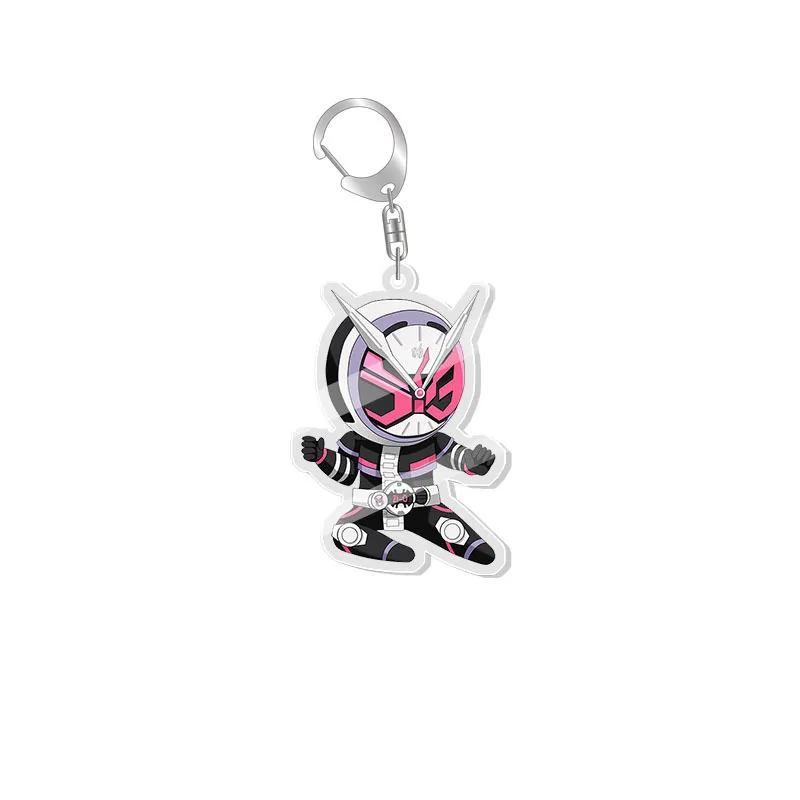 

Bandai Genuine Masked Kamen Rider Cosplay Key Chains Two-sided Keychain Acrylic Pendant Funny Woman Kids Man Jewelry Keyring