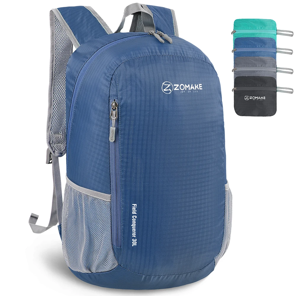 ZOMAKE Ultra Packable Small Backpack Ultralight Camping Travel Hiking Men Women Waterproof Fishing Cycling Folding Backpack