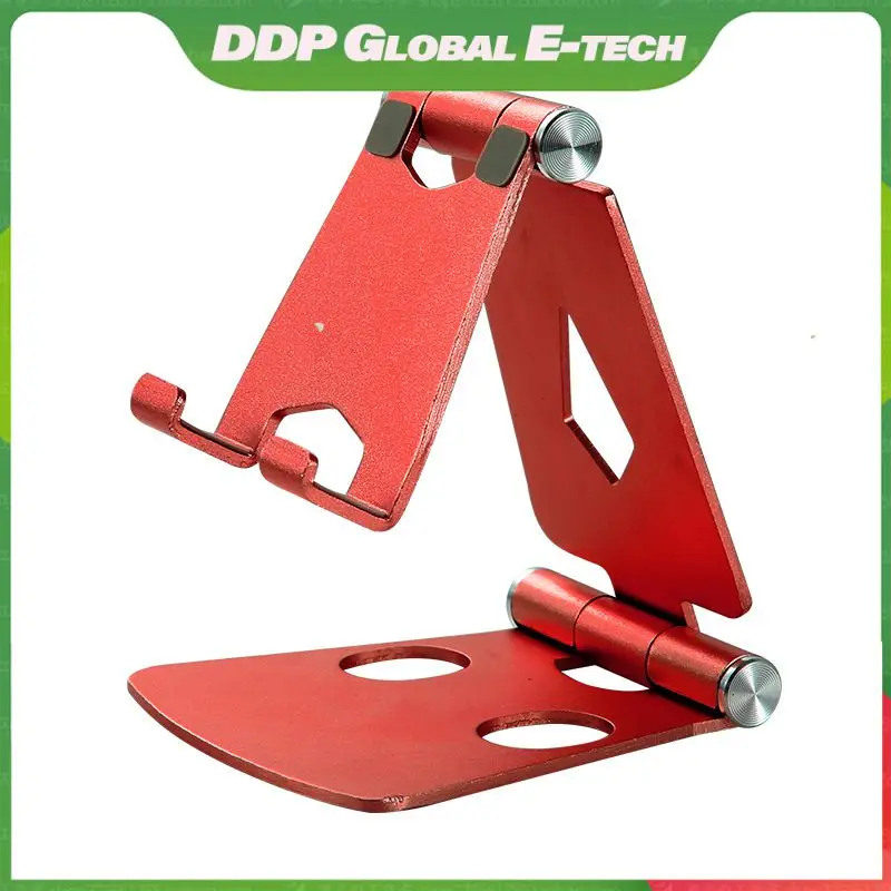 

Portable Desktop Holder Foldable Adjustable Mobile Phone Rack Heat Dissipation Phone Bracket Bracket Small Size Lazy Phone Stand