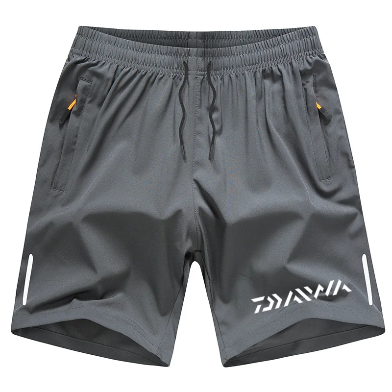DAIWA Summer Shorts Mens Quick-drying Fitness Leisure Jogging Exercise Shorts Ice Silk Sportswear Men Oversized Loose Shorts 8XL