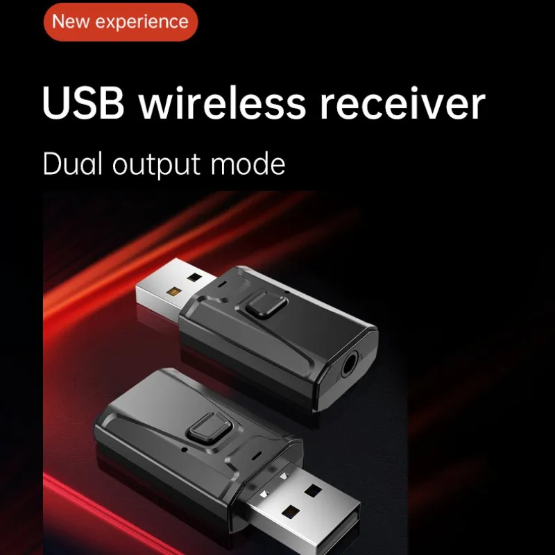 

T7-4 Wireless Bluetooth Receiver Transmitter 5.1 Bluetooth Adapter 3.5mm Jack AUX Adapter Suitable For Headphones/smartphones