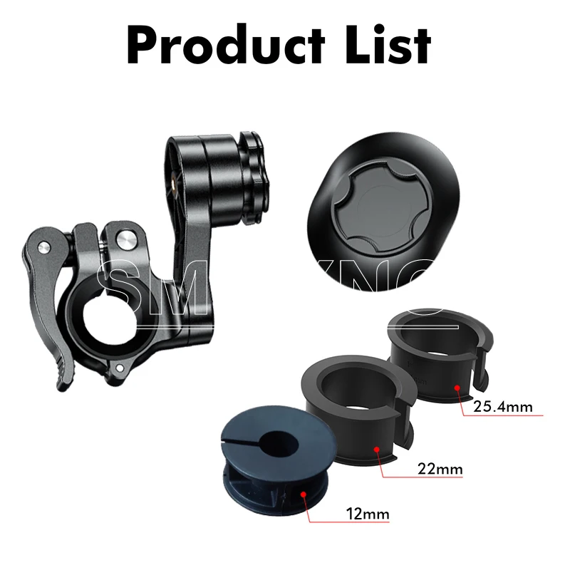 smoyng quick mount motorcycle bicycle phone holder stand adjustable support moto bike handlebar mirro bracket for xiaomi iphone free global shipping