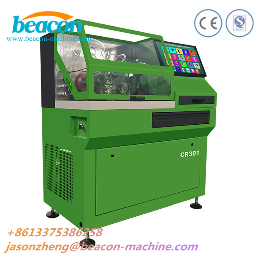 

CR301 Common Rail Diesel Injector Test Bench Fuel Injection Pump Test Machine with Coding Air Conditioning Forced Cooling
