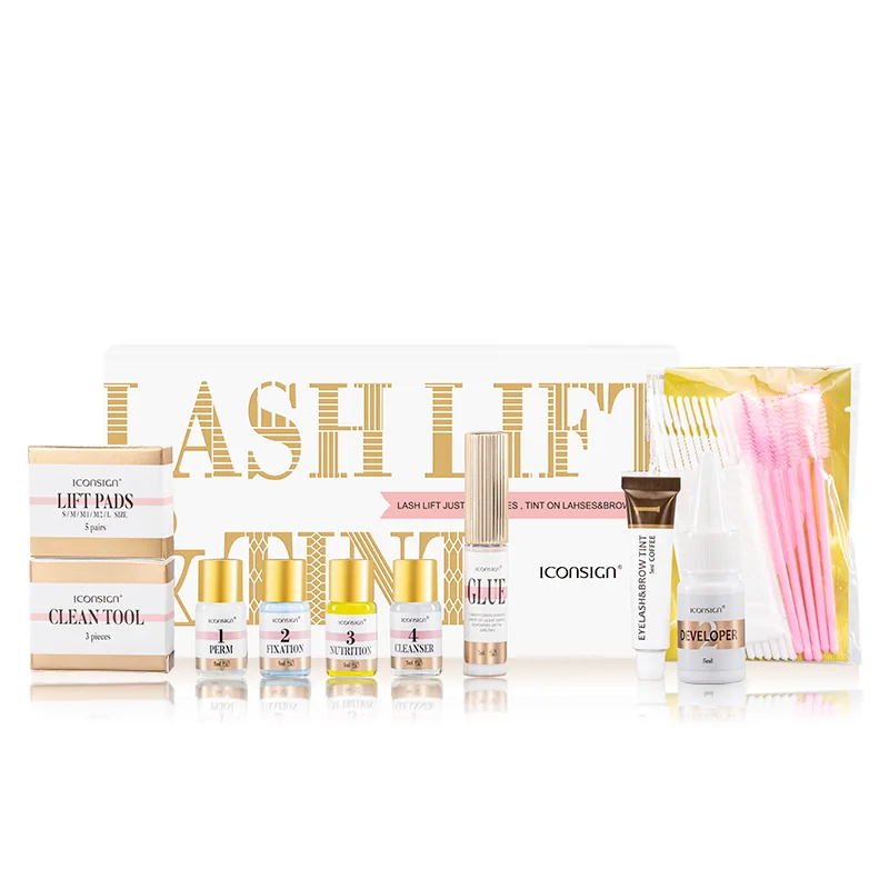 

Wholesale ICONSIGN Lash Lift And Eyelash Brow Tint Dual Use Kit Professional Lash Lifting Brow Dye Lash Lift Kit Eye Makeup Tool